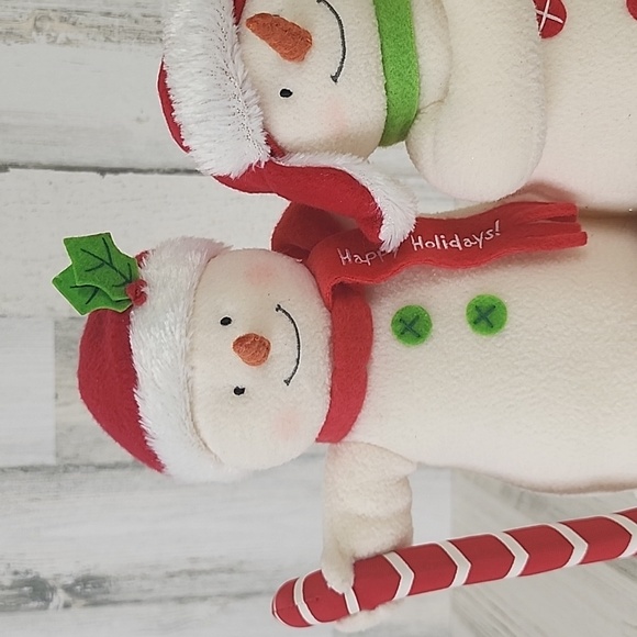 2008 Hallmark Collectable Jingle Pals Seasons Treatings Snowmen musical singing - Picture 3 of 11